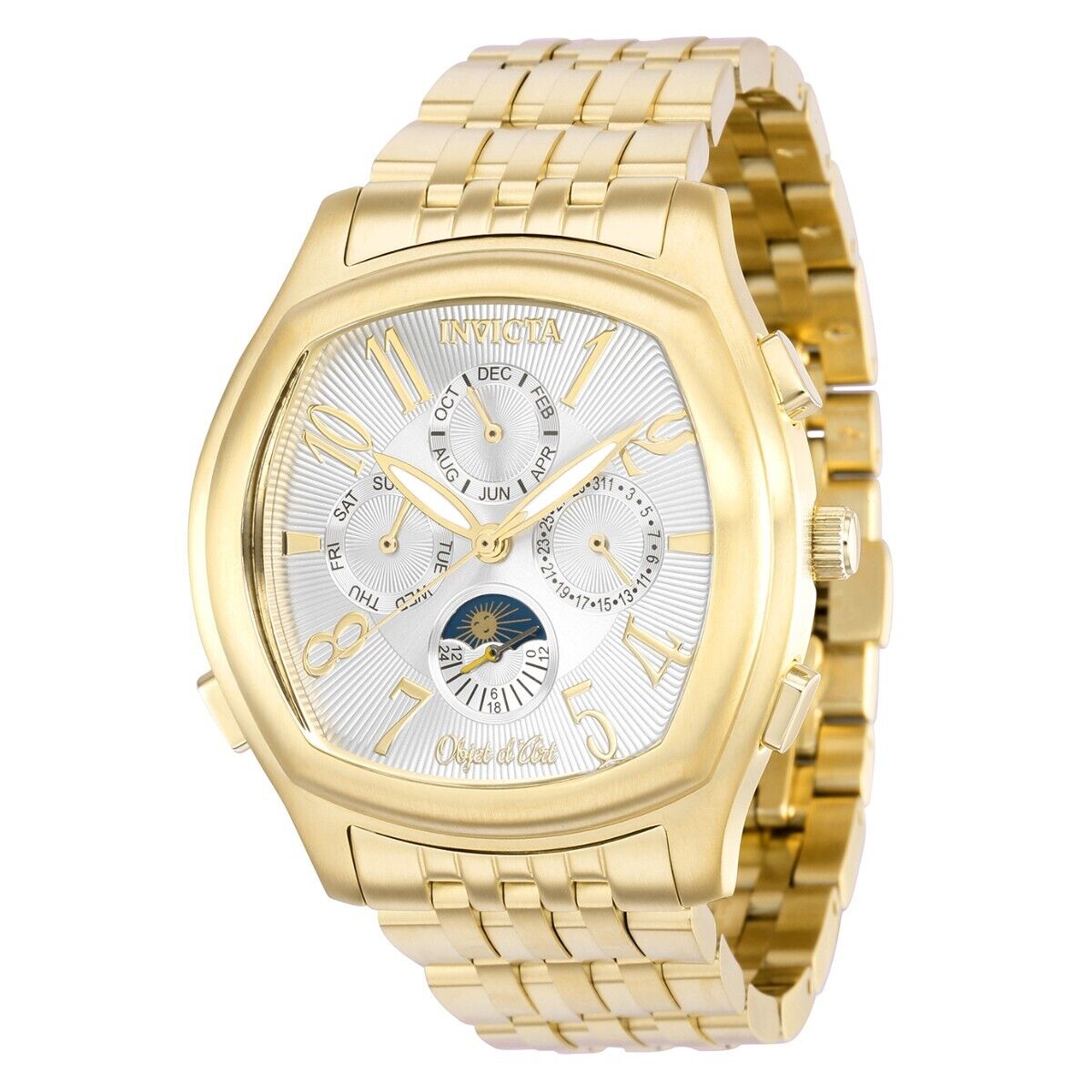 Pre-owned Invicta Objet D Art Automatic Men's Watch - 42mm, Gold 37883