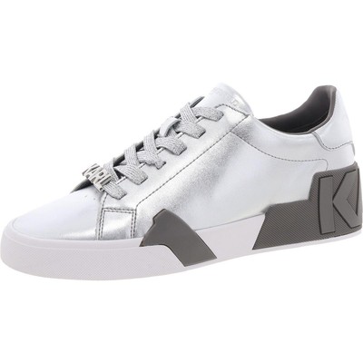 Karl Lagerfeld Paris Womens Melora Silver Casual And Fashion Sneakers BHFO 2181