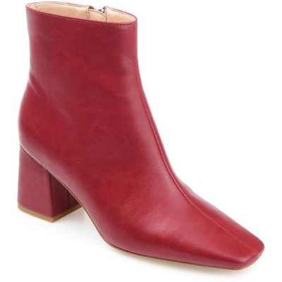 Женские ботинки-пинетки Haylinn Red из коллекции Journee, размер 7,5 (B,M), BHFO 4109