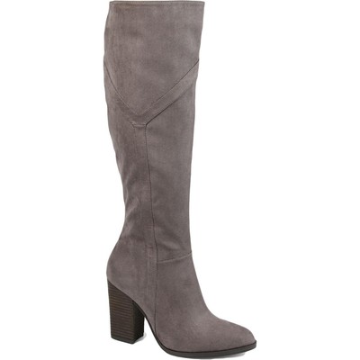 Женские сапоги до колена Kyllie серого цвета из коллекции Journee 8.5 Medium (B,M) BHFO 3615