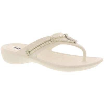 Женские шлепанцы-стринги Minnetonka Silverthorne Prism без шнуровки, босоножки-слипоны BHFO 5664