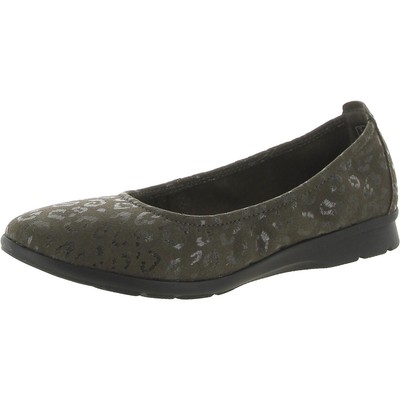 Женские мокасины Clarks Jenette Ease зеленого цвета шириной 8,5 см (C, D, W) BHFO 6832