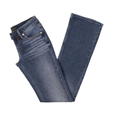 Silver Jeans Co. Женские джинсы Tuesday темно-синего цвета с низкой посадкой, приталенные к низу, 25 BHFO 1274