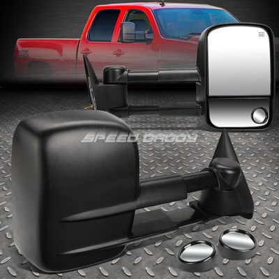 МОЩНЫЙ ЧЕРНЫЙ ОБОГРЕВАЕМЫЙ СКЛАДНОЙ БУКСИРОВОЧНЫЙ БОРТ + КРУГЛОЕ ЗЕРКАЛО ДЛЯ СЛЕПЫХ ЗОН ДЛЯ 99-02 GMT800