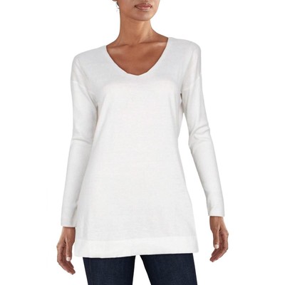 

Vimmia Женская белая двусторонняя рубашка с открытой спиной, пуловер, свитер, топ  BHFO 6183, Белый