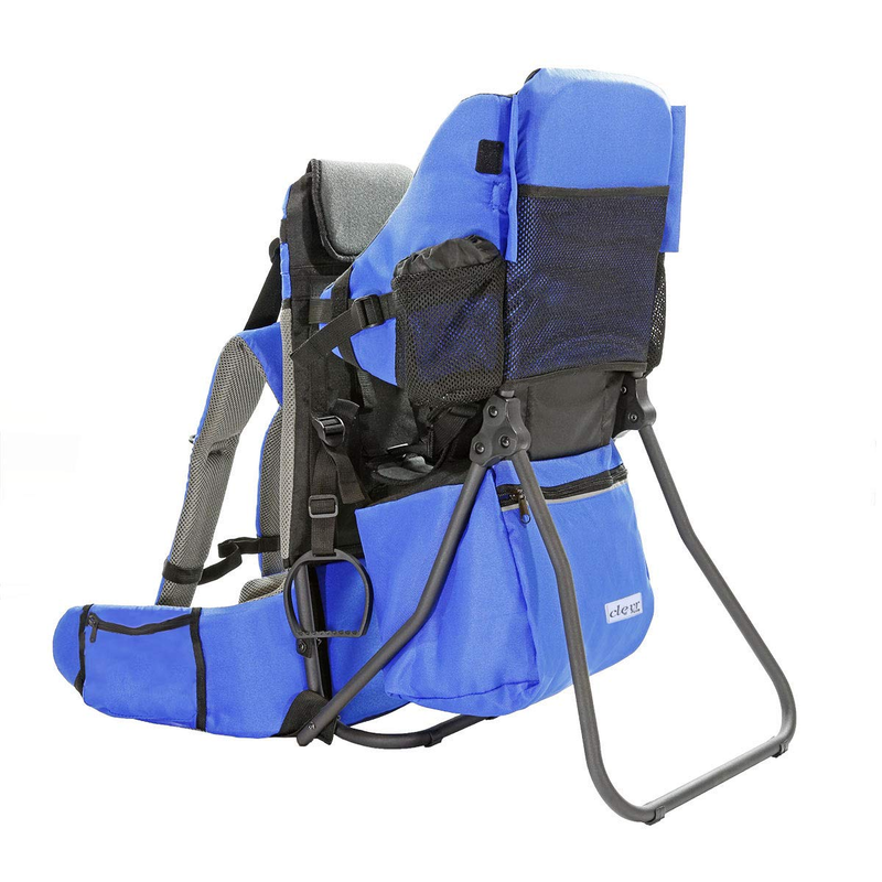 Cross Country Baby Backpack Hiking Child Carrier Toddler Gray