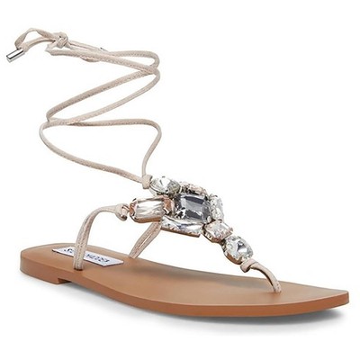 

Steve Madden Женские летние украшенные стринги на шнуровке BHFO 3269, Blush multi, Midsummer