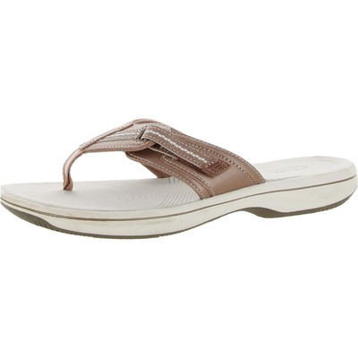 

Женские сандалии на плоской подошве Brinkley Jazz Cloudsteppers by Clarks 8 Medium (B,M) 2372, Rose gold