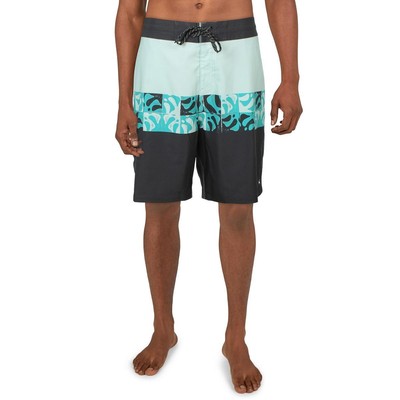 Мужские черные плавки Quiksilver с принтом 38 BHFO 6312