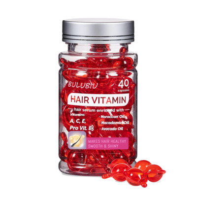 Hair Treatment Serum-No Rinse with Argan Macadamia Avocado Oils-Vita 120 capsule