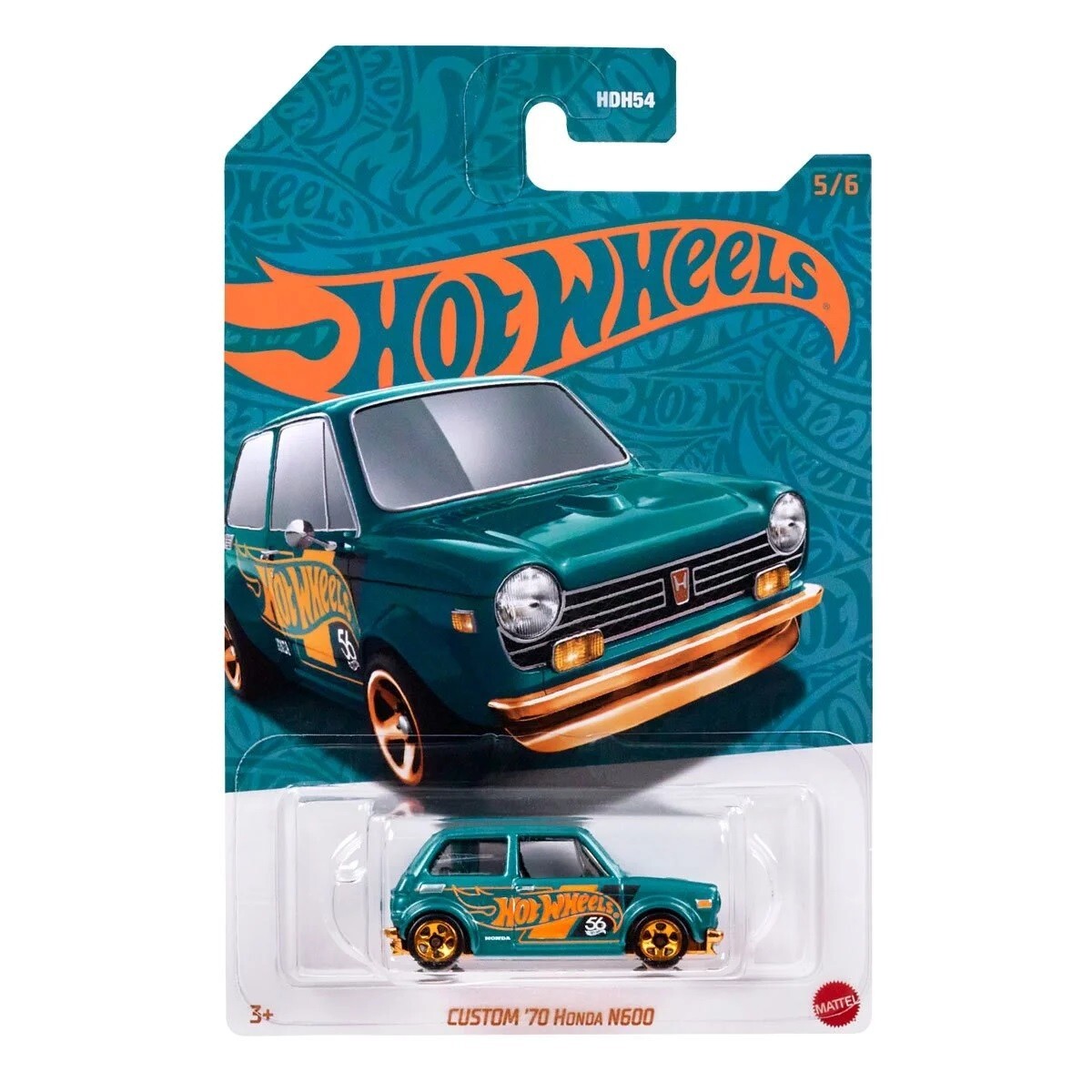 Hot Wheels - 2024 Pearl and Chrome 5/6 Custom '70 Honda N600