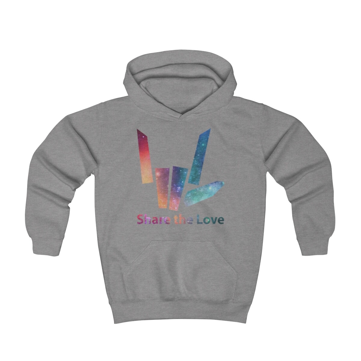 share the love galaxy hoodie