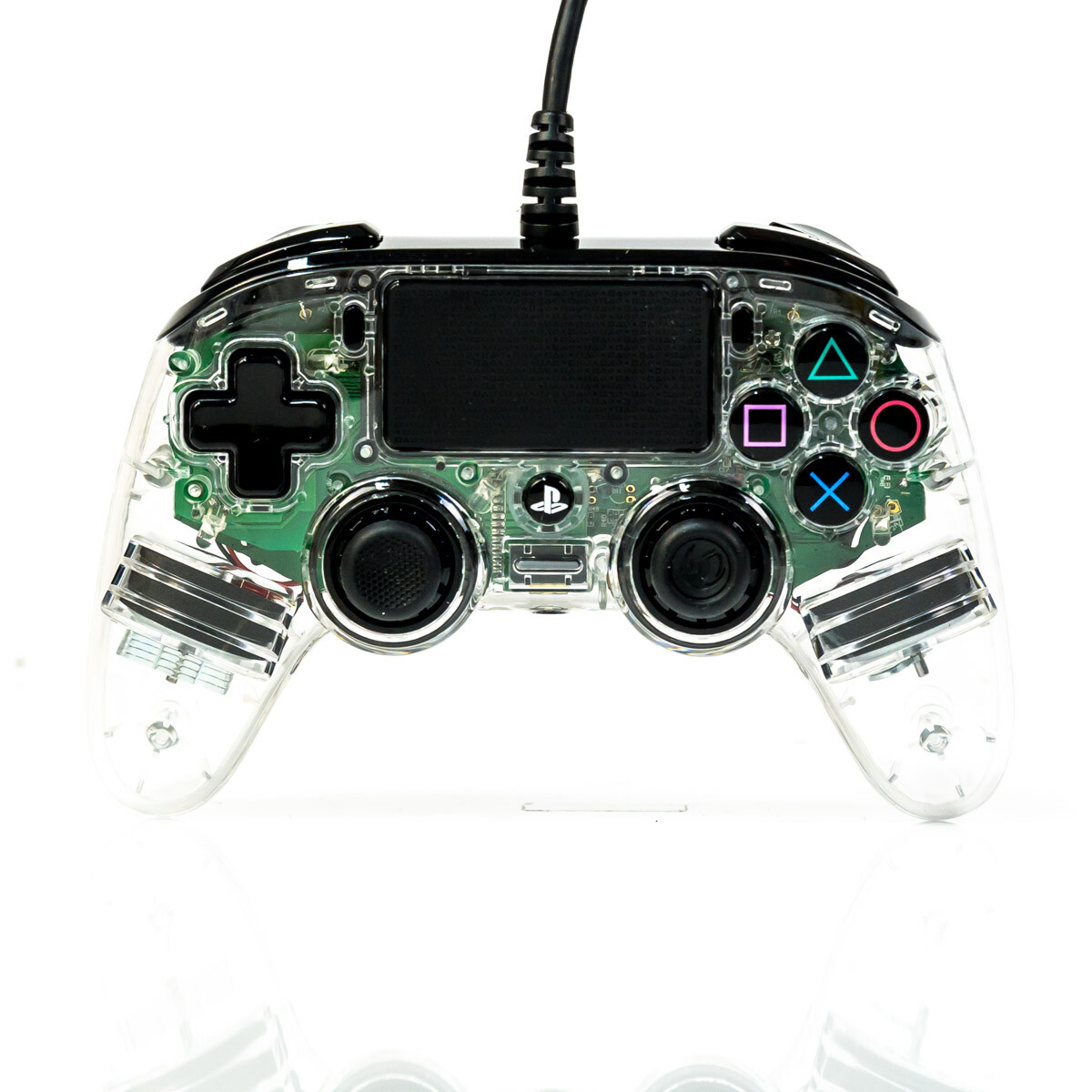 Nacon PS4 Wired Controller - Light Edition - Transparent Grün Zustand: Defekt