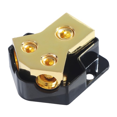 Car Audio Splitter Amp Power 0/2/4 Gauge In 4/6/8 Gauge Out Distribution Block
