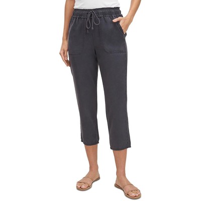 

Splendid Womens Noah Черные льняные укороченные дневные брюки с высокой посадкой  BHFO 5347, Черный, Noah