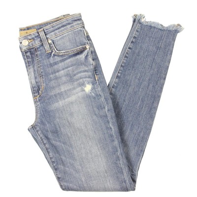 Женские синие джинсы Joes Jeans из денима с высокой посадкой до щиколотки 25 BHFO 6157