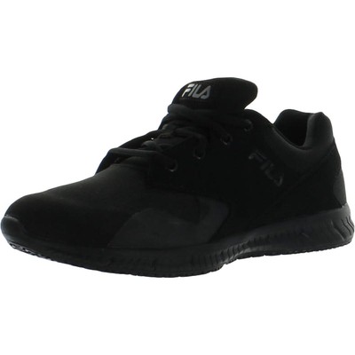 Fila Мужская черная рабочая и защитная обувь без шнуровки Shoes 7 Medium (D) BHFO 8117