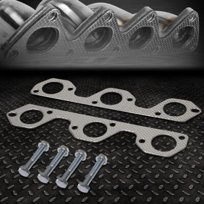 ДЛЯ 07-11 JEEP WRANGLER АЛЮМИНИЕВЫЙ КОМПЛЕКТ ПРОКЛАДОК КОЛЛЕКТОРА ВЫПУСКНОГО КОЛЛЕКТОРА С БОЛТАМИ