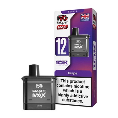 IVG Smart Max Refill Pod | 10,000 Puffs | Prefilled Replacement Pods Only