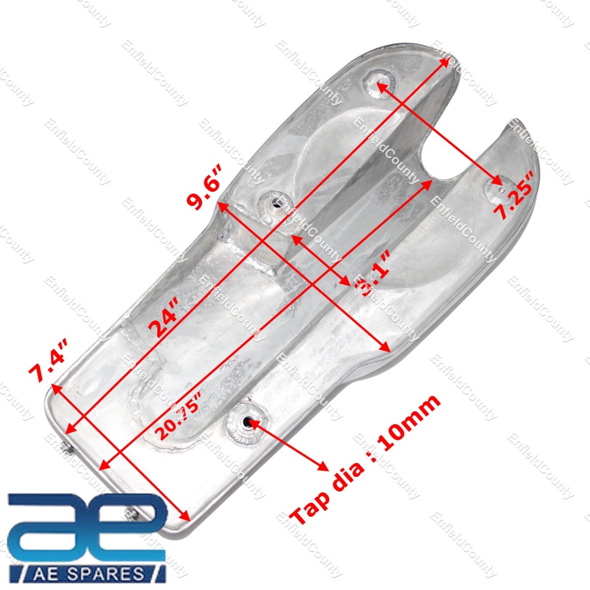 Fits Ducati Vic Camp Cafe Racer Petrol Gas Fuel Tank Custom Aluminum Alloy  