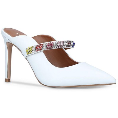 

Kurt Geiger London Женские белые туфли-лодочки DUKE 7 Medium (B,M) BHFO 1123, White/rainbow, DUKE