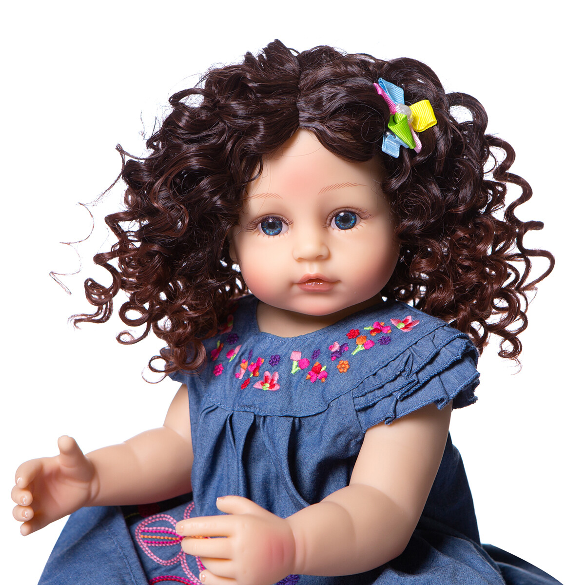 Lifelike Toddler Girl Doll
