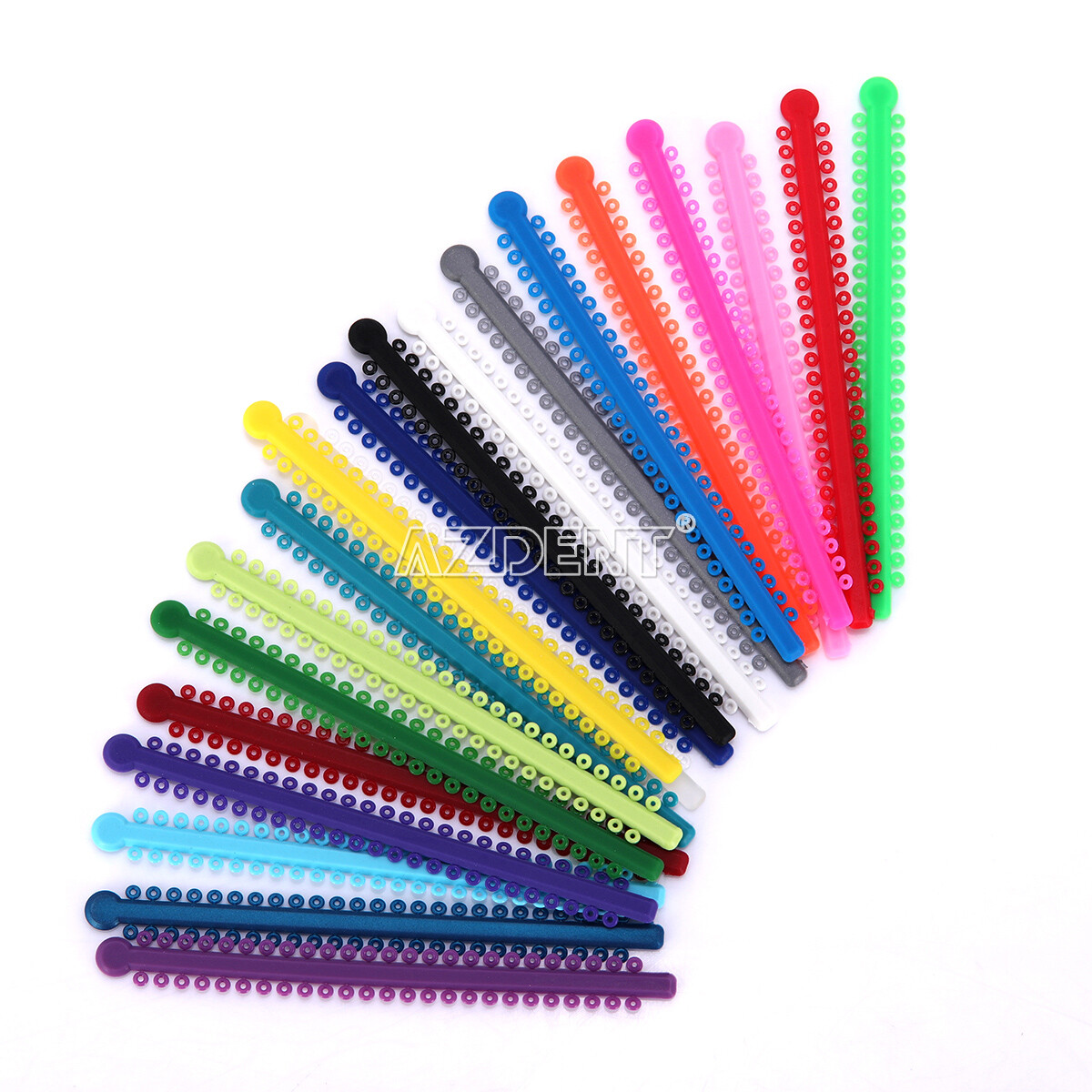1000Pcs/Pack AZDENT Dental Orthodontic Ligature Ties Braces Elastic Rubber Bands