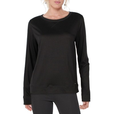 

Calvin Klein Sleepwear Женская черная ночная рубашка Пижамный топ Домашняя одежда  BHFO 2873, Черный
