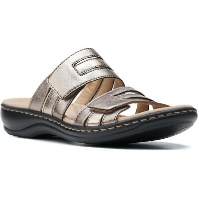 

Женские шлепанцы без шнуровки Clarks Leisa Zoe из искусственной кожи BHFO 1429, Metallic, Leisa Zoe