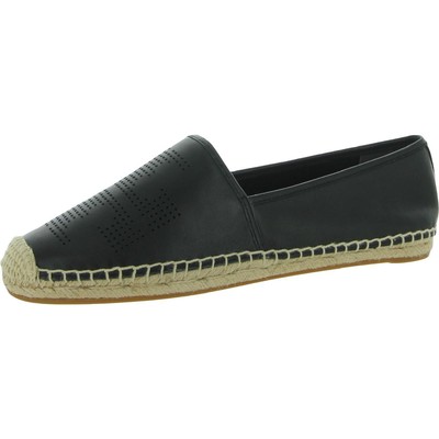 

Женские черные кожаные эспадрильи Tory Burch 11 Medium (B,M) BHFO 7797, Черный, 50966