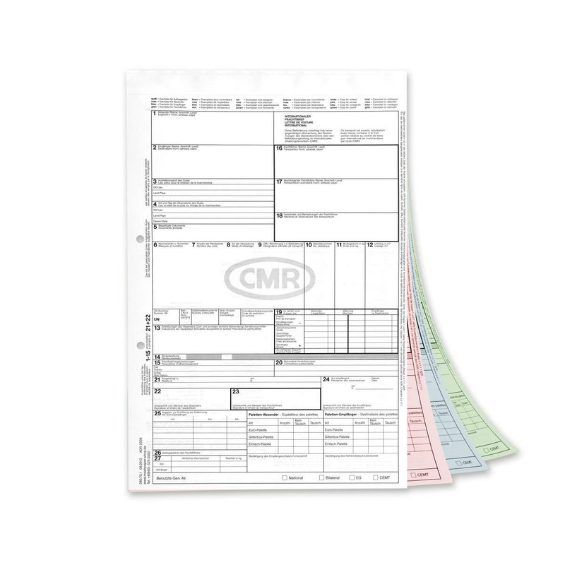 0 X Cmr Frachtbrief International Selbstdurchschreibend Pdf Vorlage Ebay