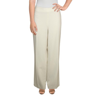 

Lafayette 148 New York Женское шерстяное платье цвета слоновой кости Брюки прямого кроя  BHFO 5687, Cloud