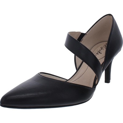 LifeStride Womens Suki Black Pumps DOrsay Heels Shoes 10 Medium (B,M) BHFO 7097