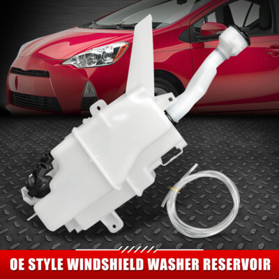 ДЛЯ 10-15 TOYOTA PRIUS V ПОДКЛЮЧАЕМЫЙ БАЧОК ДЛЯ ЖИДКОСТИ ОМЫВАТЕЛЯ ЛОБОВОГО СТЕКЛА + КРЫШКА + НАСОС