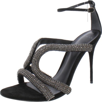 

Alexandre Birman Женские туфли Cleo Crystal Black Heels 39,5 Medium (B,M) BHFO 8154, Черный