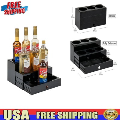 MInd Reader , 9-Compartment Nested Syrup Bottle Holder, 9 Bottle Capacity