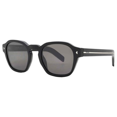 Pre-owned Prada Dark Grey Phantos Men's Sunglasses Pr A16s 16k731 52 Pr A16s 16k731 52 In Gray