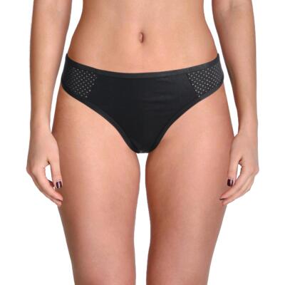 

Rachel Rachel Roy Женские черные однотонные плавки с овальным низом  BHFO 4028, Черный