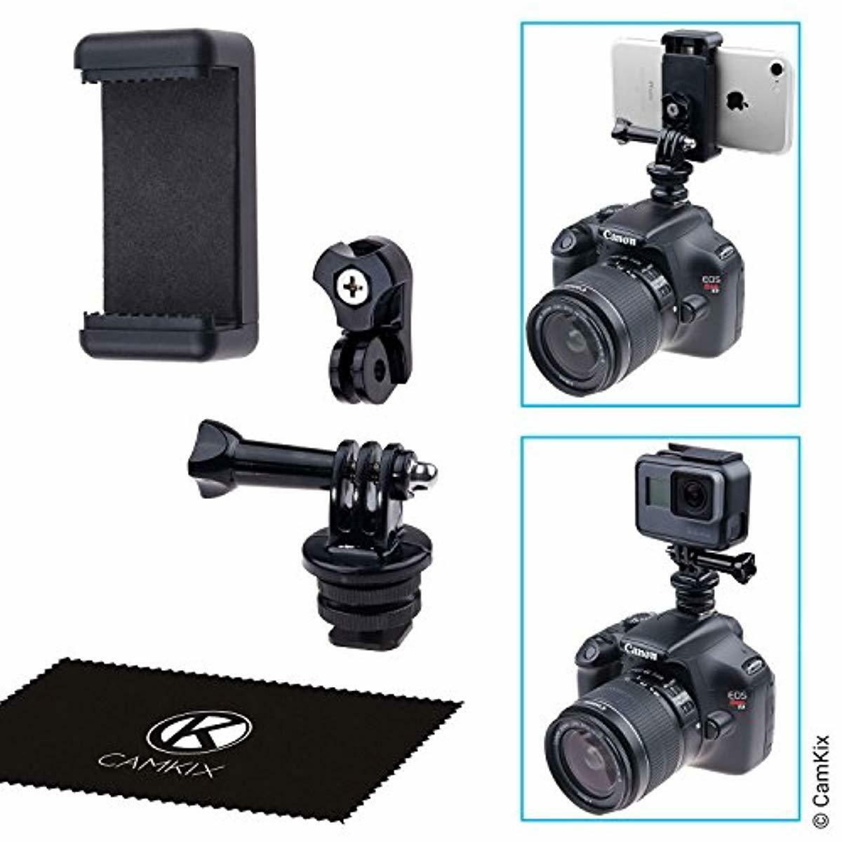 DSLR Camera Photo Shoot Attach Phone or GoPro Hero Hot Shoe Mount