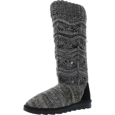 Женские модные ботинки до середины икры Muk Luks Jamie Grey, размер 8, средний (B,M) BHFO 2901