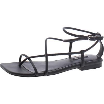 

Nine West Womens Mandie Thong Slip On Ankle Flat Sandals Shoes BHFO 0550, Mandie