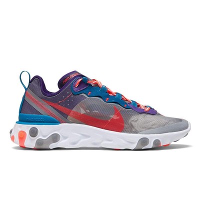 Мужские кроссовки Nike React Element 87 красный Orbit/белый (CJ6897 061) — 9