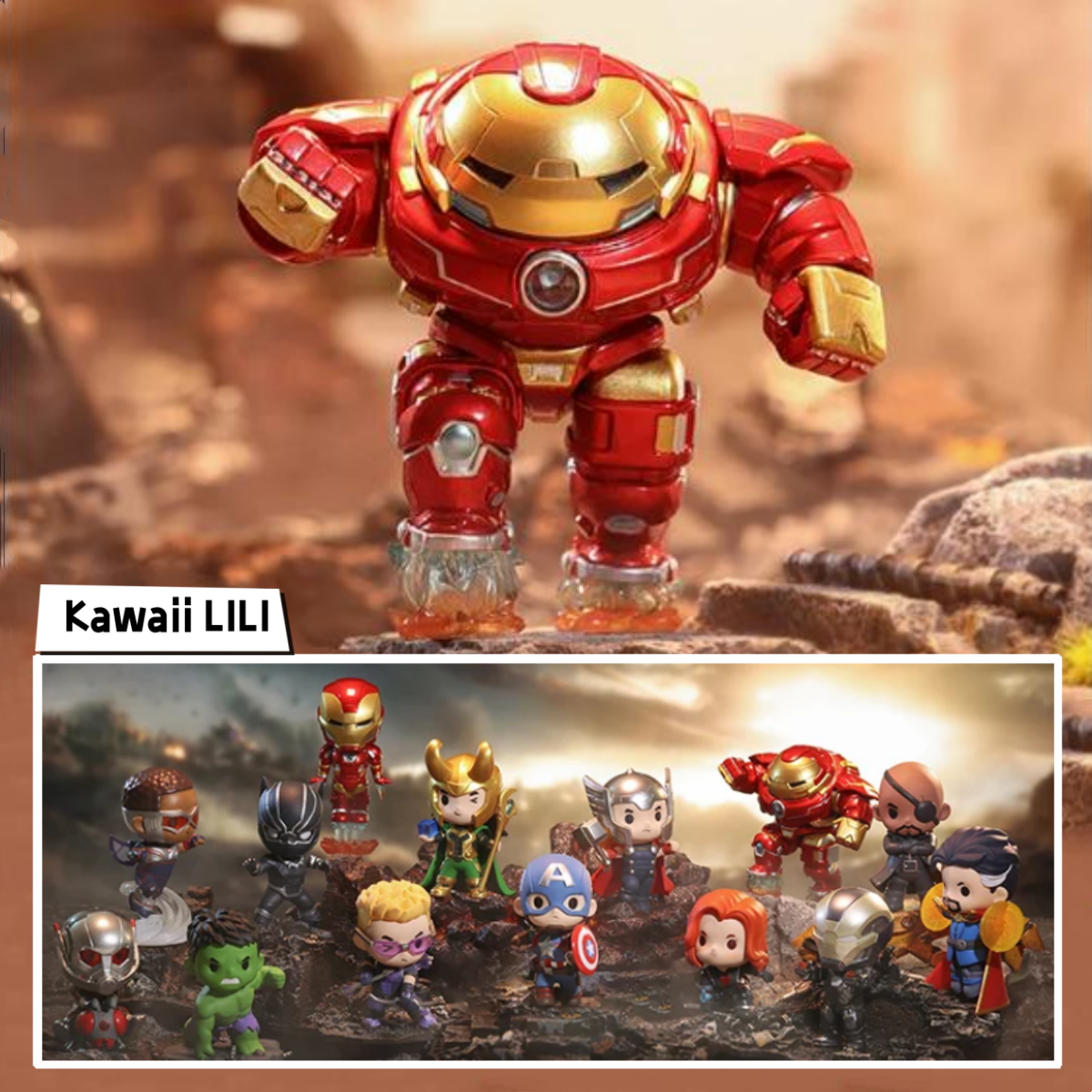 POPMART MARVEL The Avengers シュリンク付き POPMART MARVEL AVENGERS Series Blind Box One set 12pcs