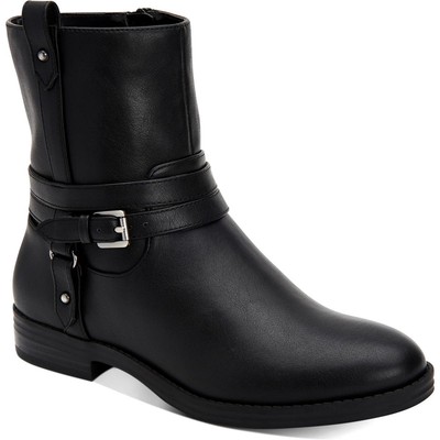 

Женские черные ботильоны на плоской подошве Style - Co., ширина 9,5 дюйма (C, D, W) BHFO 2392, Black smooth, State