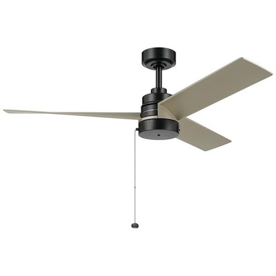 Kichler Lighting 300375SBK Spyn Lite 52 inch Satin Black Ceiling Fan