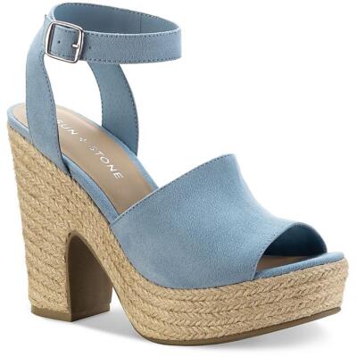 Женские босоножки на платформе Sun + Stone Fey Blue 9.5 Medium (B,M) BHFO 8573