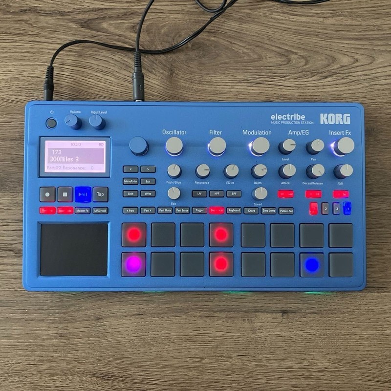 Korg Electribe 2 Bl Blue Music Production Station Sampler Sequenzer Getestet