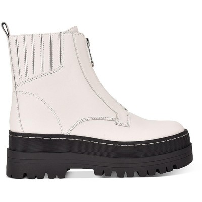 Marc Fisher LTD Женские ботинки Prisco цвета слоновой кости на шнуровке 7 Medium (B,M) 2369