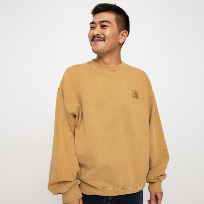 Carhartt WIP Vista Crewneck Men пыльный гамильтон/коричневый