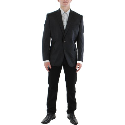 

Lauren Ralph Lauren Мужской черный пиджак с двумя пуговицами Lancaster Blazer  BHFO 4200, Charcoal/brown